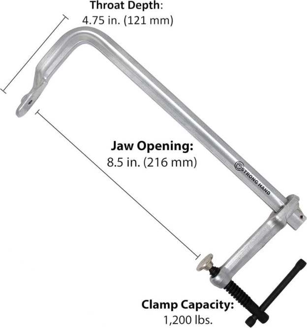 🔥The Srong Hnad Tools Medium-Duty F-Clamp, 8.5"-POIULTD