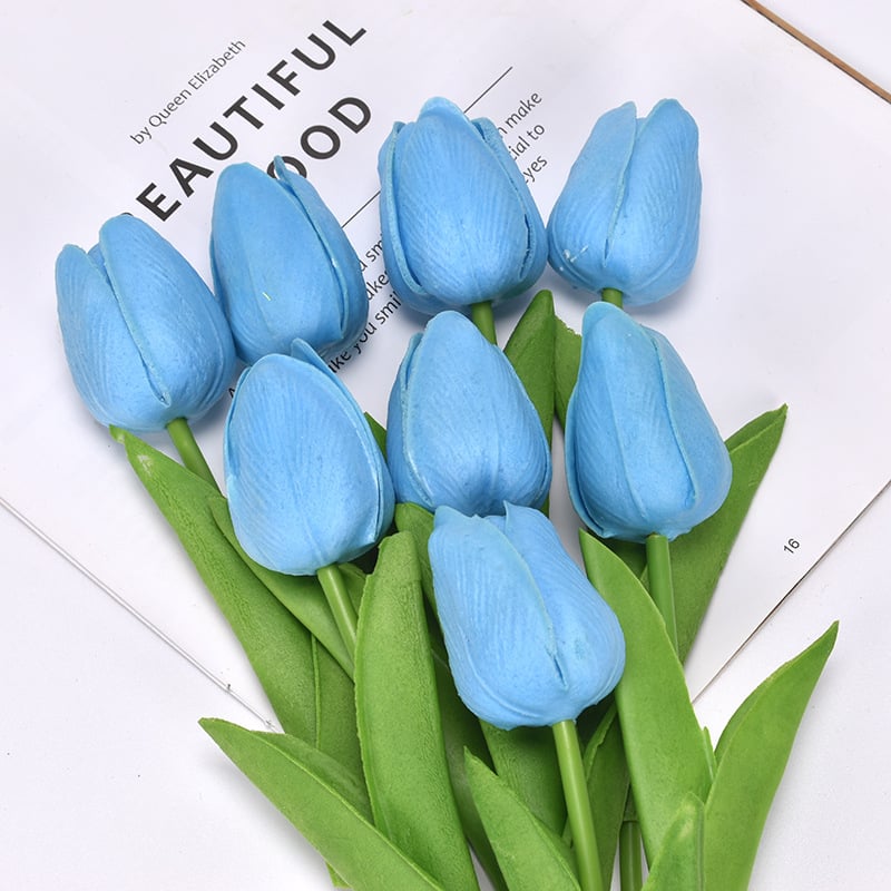 💥UV Resistant Lifelike Artificial Tulips Flowers💐