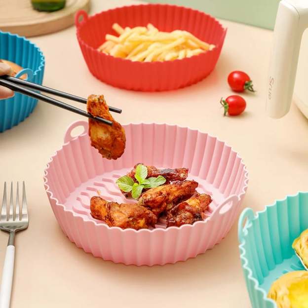 🎁Air Fryer Silicone Baking Tray🍟-POIULTD