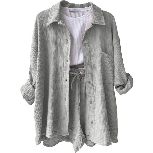 Zweiteiliger Langarmshirt-Damen-Freizeitanzug für Damen-POIULTD