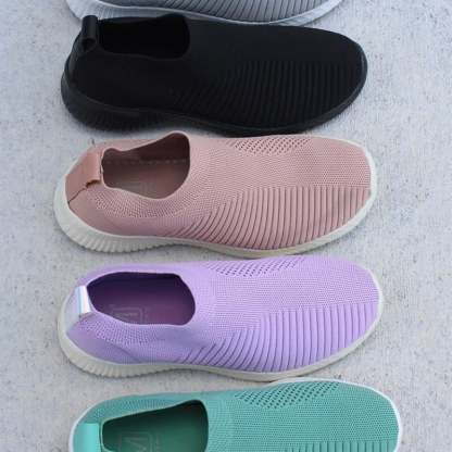Casual Weave Women's Sneakers-POIULTD