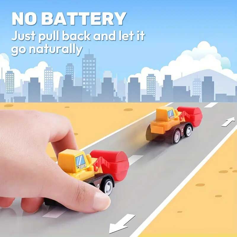 🔥Easter Sale🔥Easter Engineering Vehicle Gacha Set