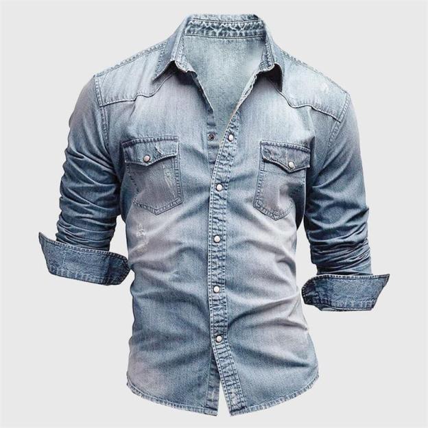 Miami Denim Shirt-POIULTD