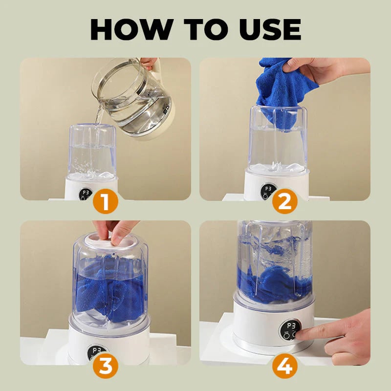 Portable Automatic Mini Washing Machine-POIULTD