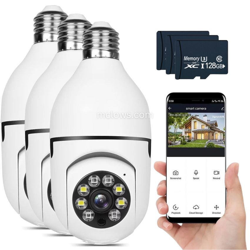 The Original BulbCam360™️ - Wireless Smart Security Cam-POIULTD