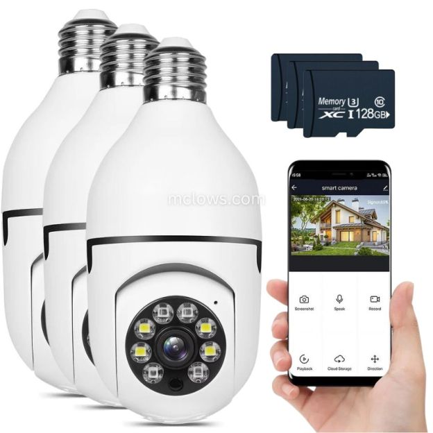 The Original BulbCam360™️ - Wireless Smart Security Cam-POIULTD