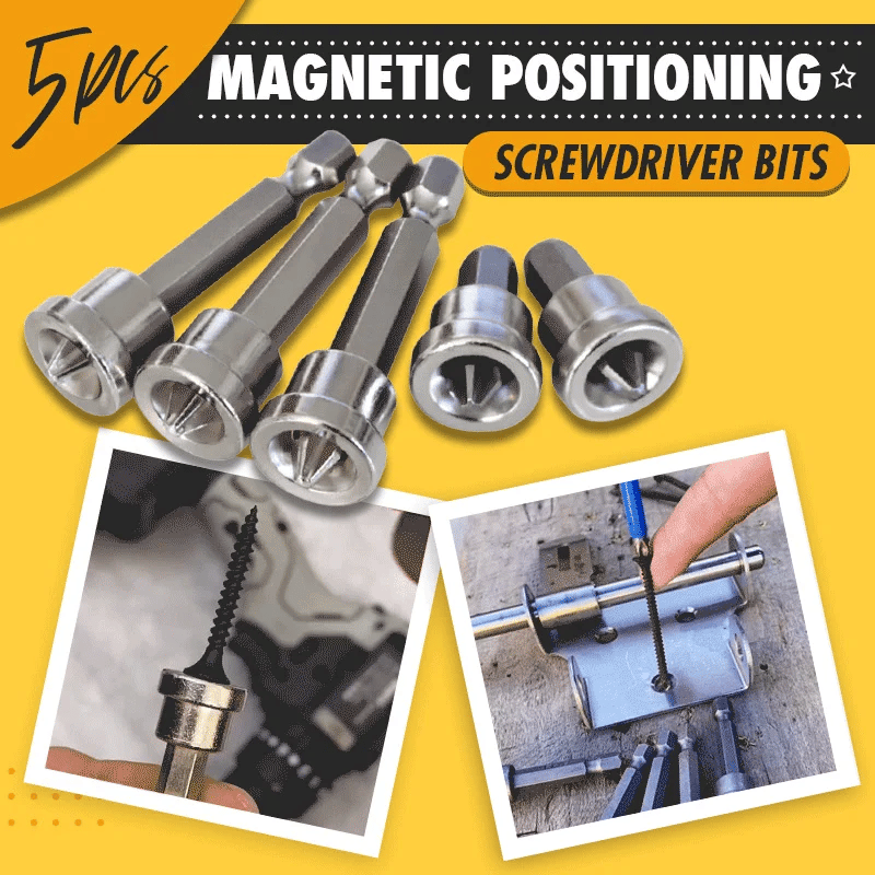 (🎅HOT SALE NOW-49% OFF) Magnetic Collar Positioning Screwdriver Bits (5PCS/SET)-POIULTD