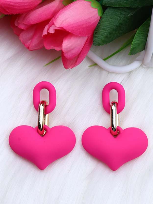 Women's Valentine's Day Heart Fashion Earrings-POIULTD