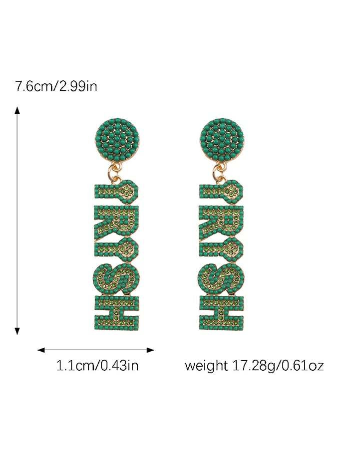 Women's St. Patrick's Day Irish Earrings-POIULTD