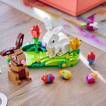 🔥Easter Sale🔥Easter Bunny Toy Building Blocks🐰