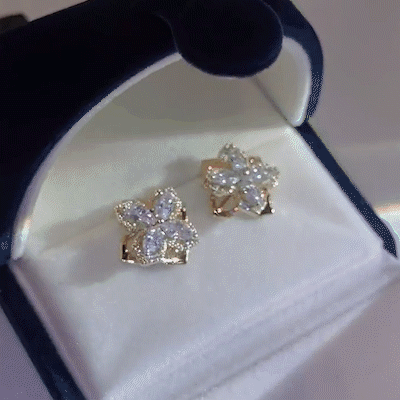 Rotatable Four-Leaf Clover Ring/Earrings/Necklace-POIULTD