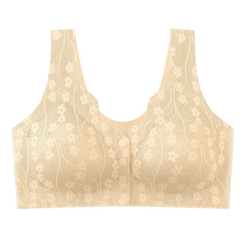 🔥Buy 1 Get 2 Free (3PCS) - Comfortable & Convenient Front Button Bra-POIULTD