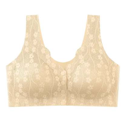 🔥Buy 1 Get 2 Free (3PCS) - Comfortable & Convenient Front Button Bra-POIULTD
