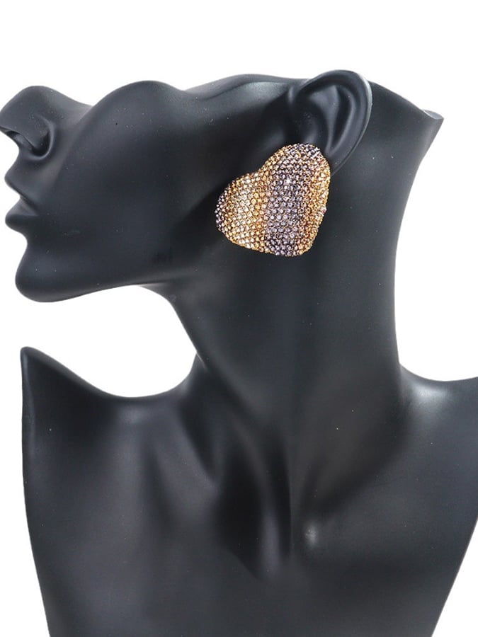 Women's Valentine's Day Heart Fashion Earrings-POIULTD