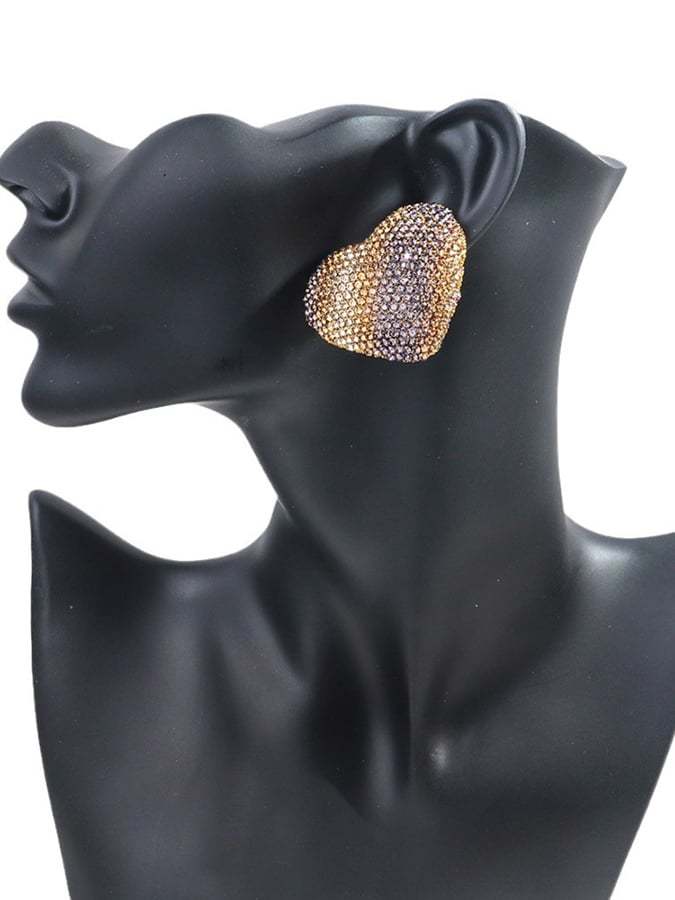Women's Valentine's Day Heart Fashion Earrings-POIULTD