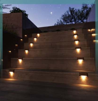 🔥LAST DAY 49% OFF🎄 Solar Deck Lights, Automatically ON/OFF💡
