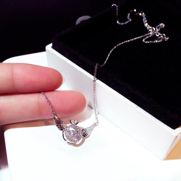 Angel Wings Wings Necklace-POIULTD