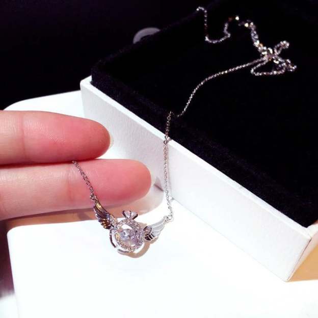 Angel Wings Wings Necklace-POIULTD