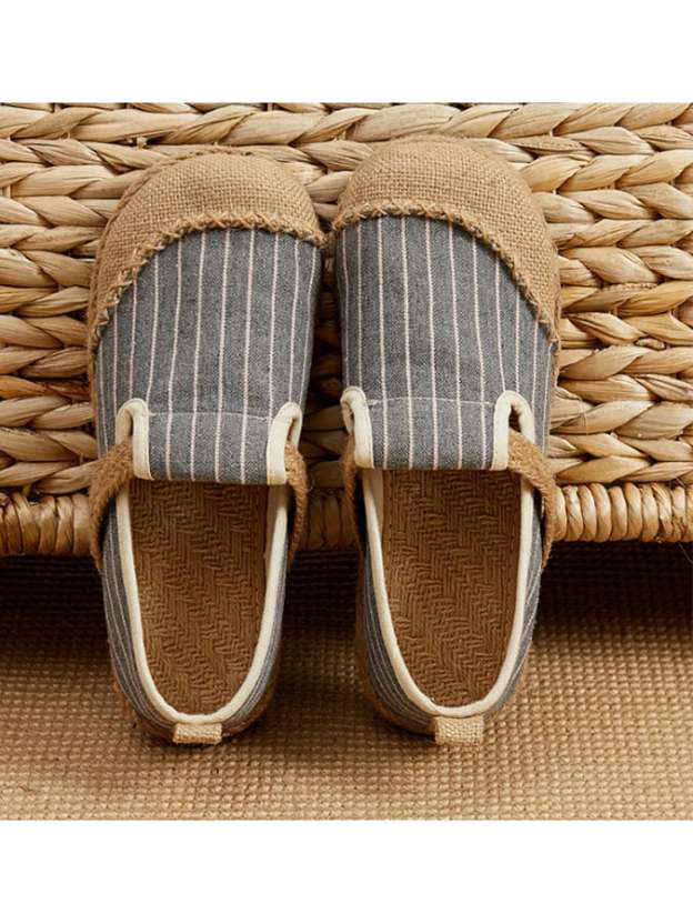 Spring And Summer New Cotton Maiping And Low Ladies Small Fresh Cloth Shoes-POIULTD
