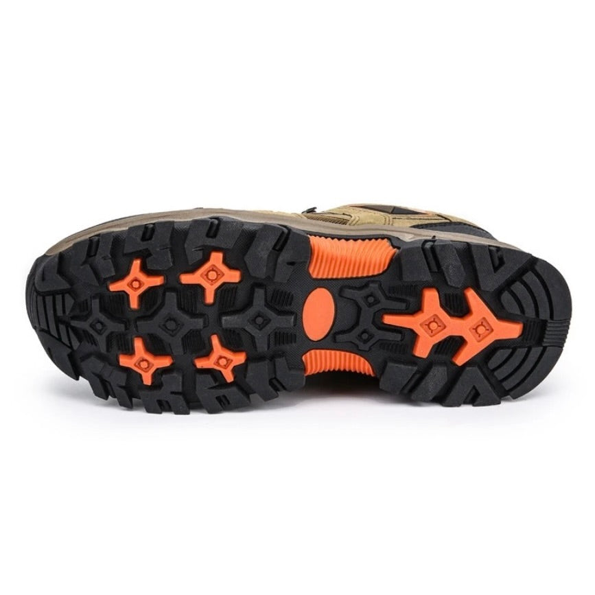 Men's Outdoor Lightweight Breathable Orthopedic Hiking Shoes Comfortable Trekking Work Shoes For All Season-POIULTD
