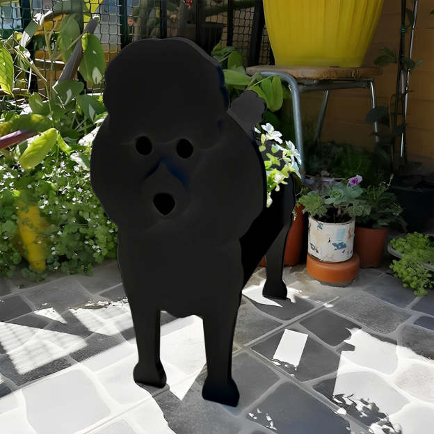 Black Poodle Planter-POIULTD