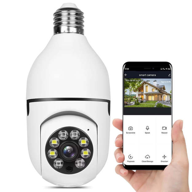The Original BulbCam360™️ - Wireless Smart Security Cam-POIULTD