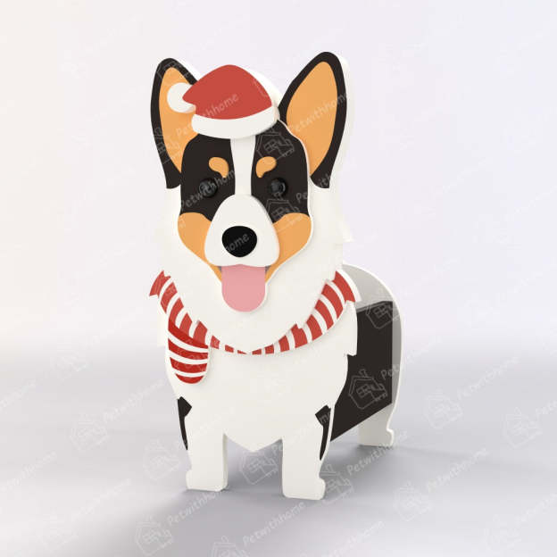 Corgi Christmas Planter-POIULTD