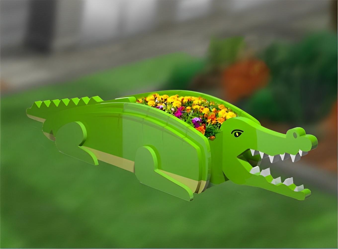 Crocodile Planter-POIULTD