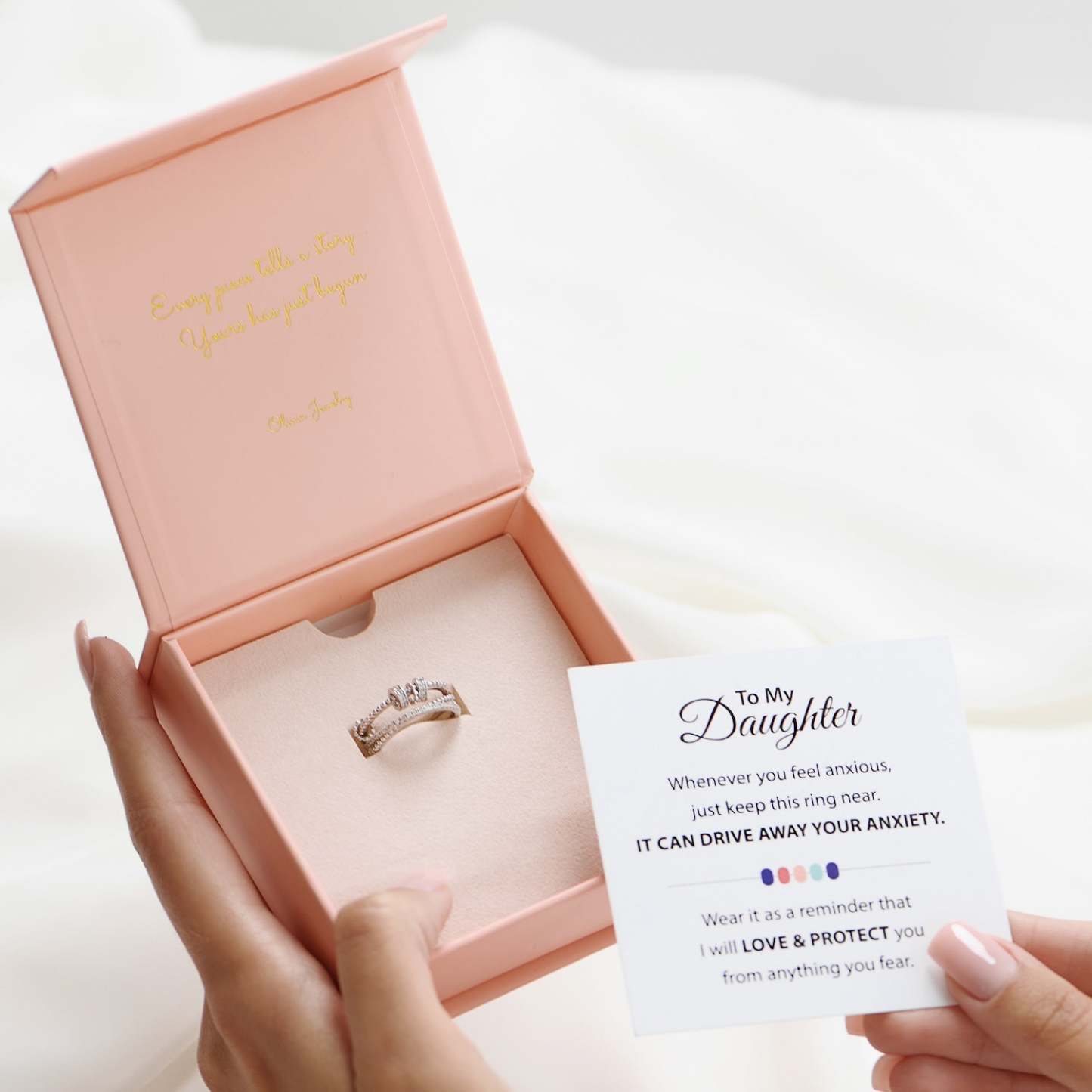To My Daughter - Fidget Ring-POIULTD