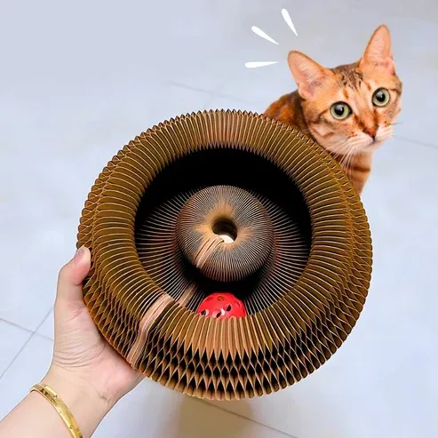 Cat toys cat climbing frame corrugated paper self-hilarious scratch-resistant cat bed