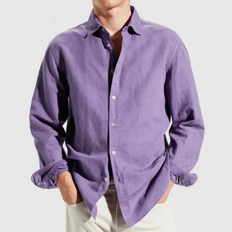 Men's Thin Everyday Corduroy Shirt-POIULTD