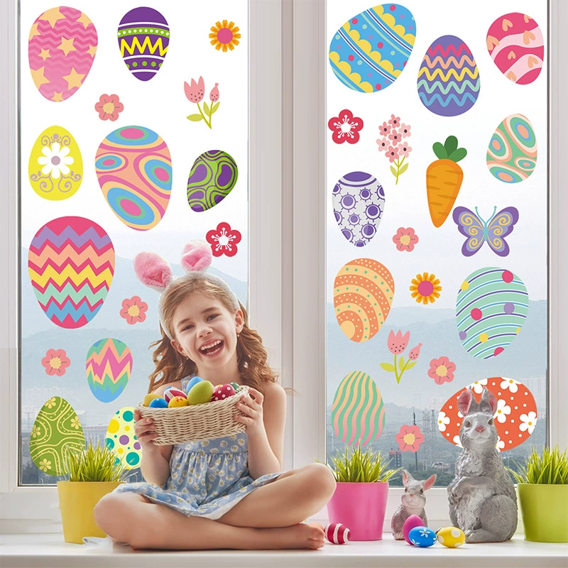 Easter Bunny Egg Wall Stickers  