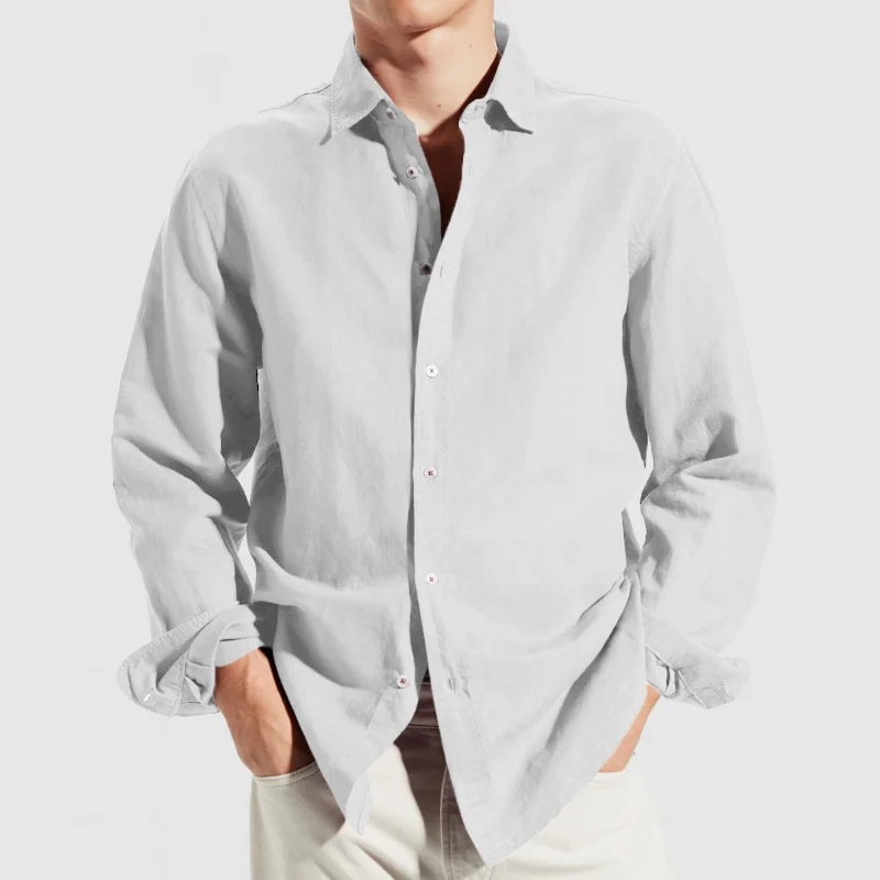 Men's Thin Everyday Corduroy Shirt-POIULTD