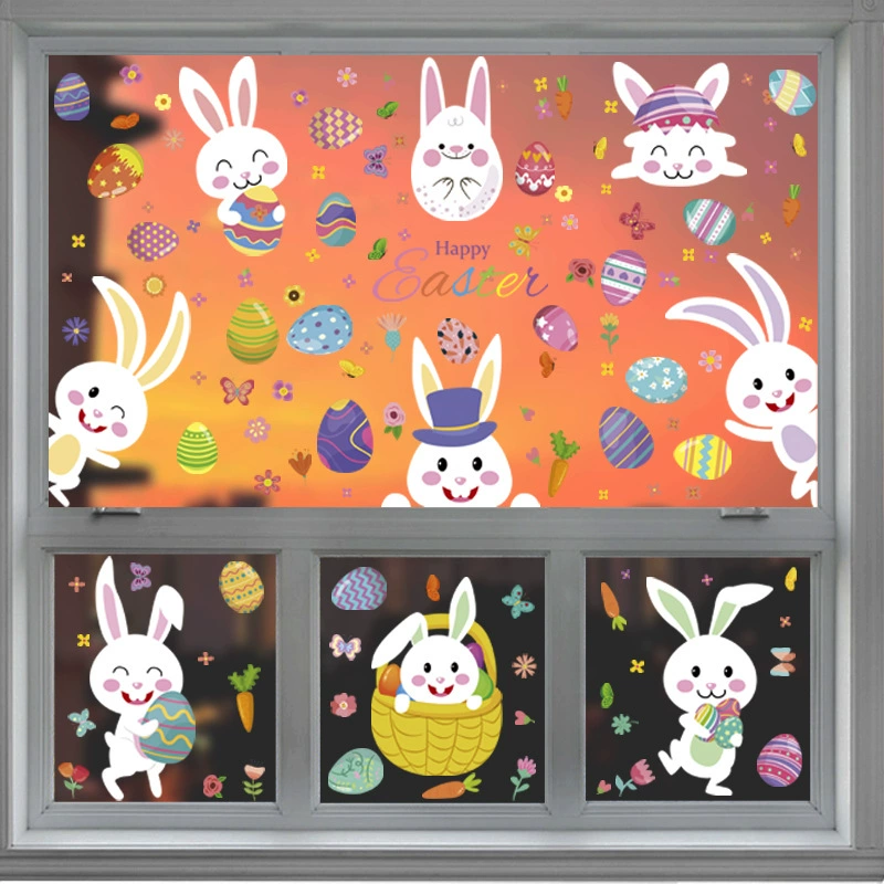 Easter Bunny Egg Wall Stickers  