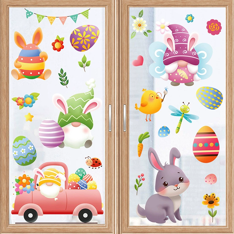 Easter Bunny Egg Wall Stickers  