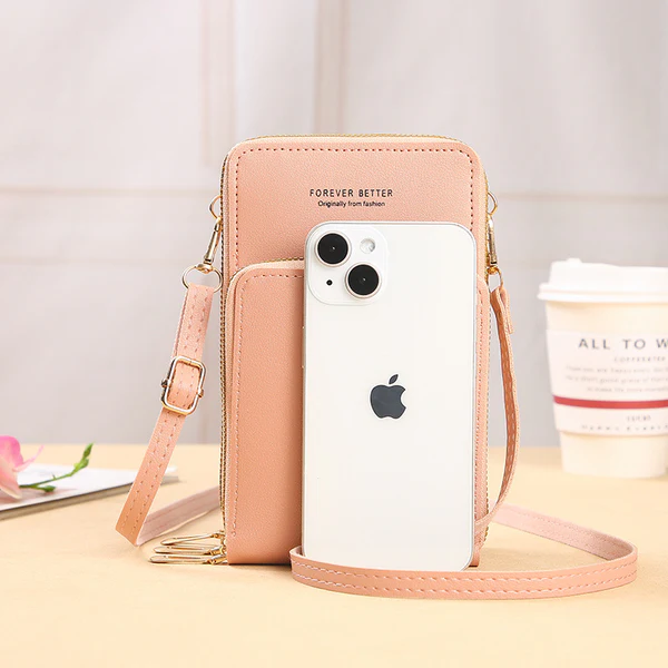 Leather Small Crossbody Bag/Mini Messenger Shoulder Handbag
