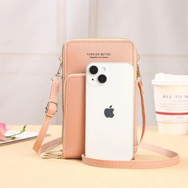 Leather Small Crossbody Bag/Mini Messenger Shoulder Handbag
