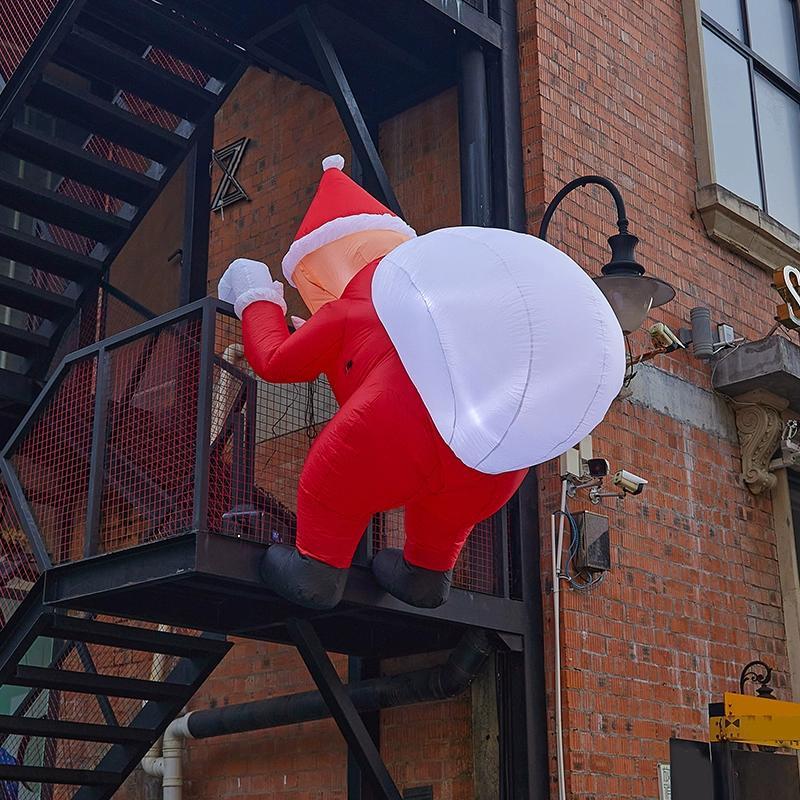 🔥Christmas sale with 59% off💥Santa Claus outdoor inflatable scene decoration