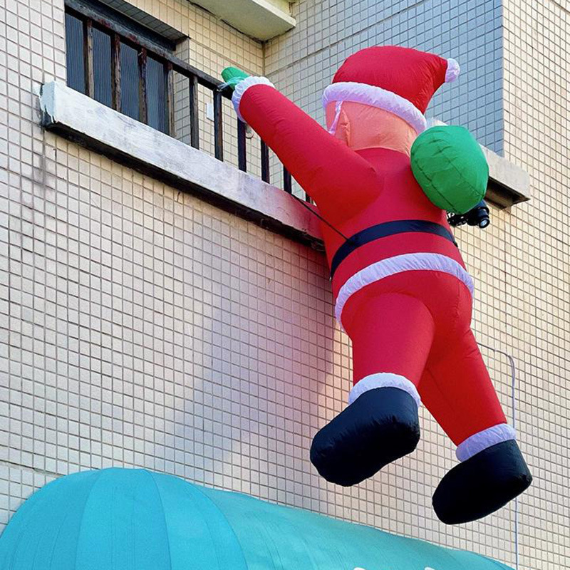 🔥Christmas sale with 59% off💥Santa Claus outdoor inflatable scene decoration