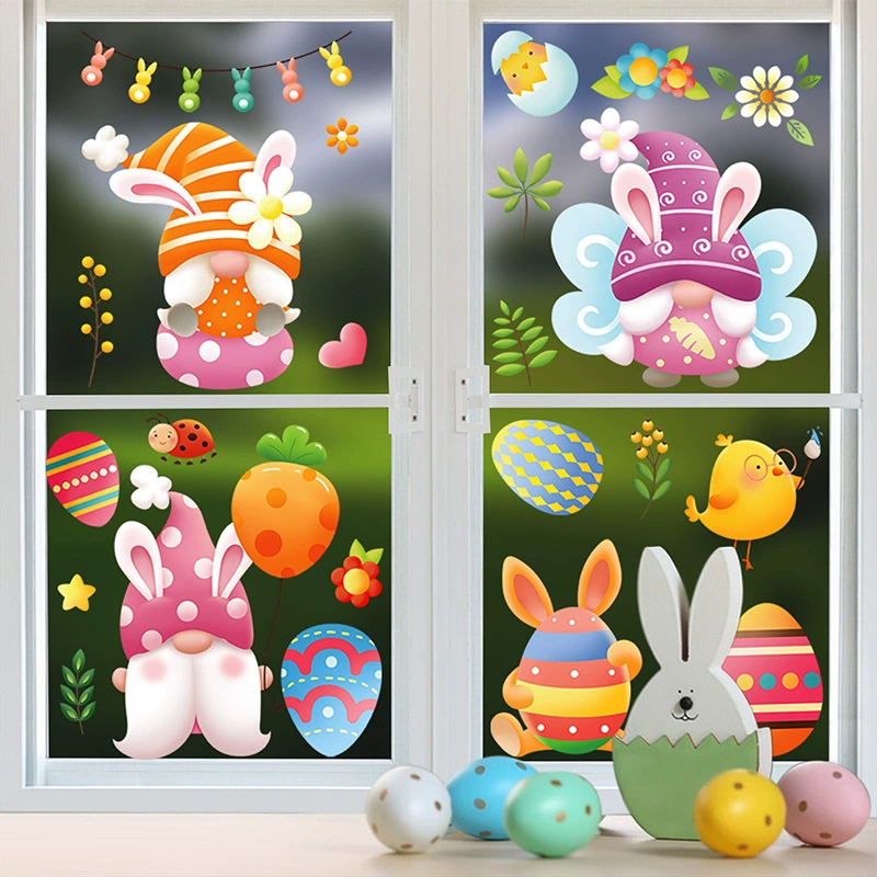 Easter Bunny Egg Wall Stickers  