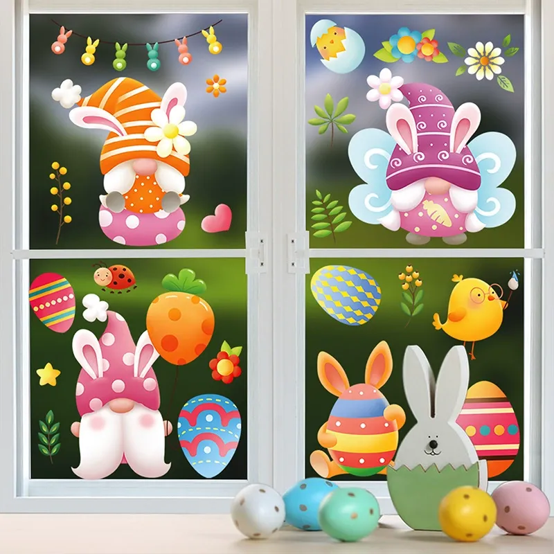 Easter Bunny Egg Wall Stickers  