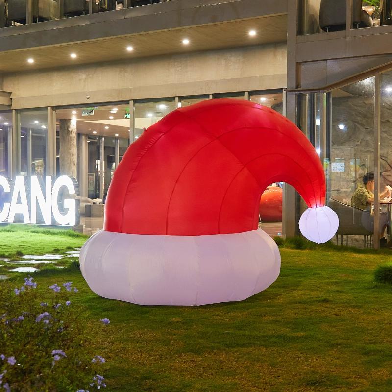 🔥Christmas sale with 59% off💥Santa Claus outdoor inflatable scene decoration