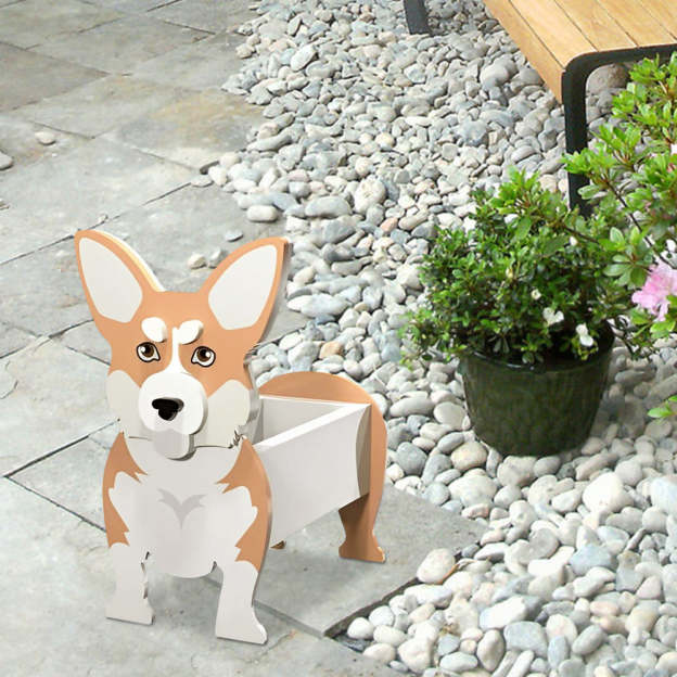 Welsh Corgi Planter-POIULTD