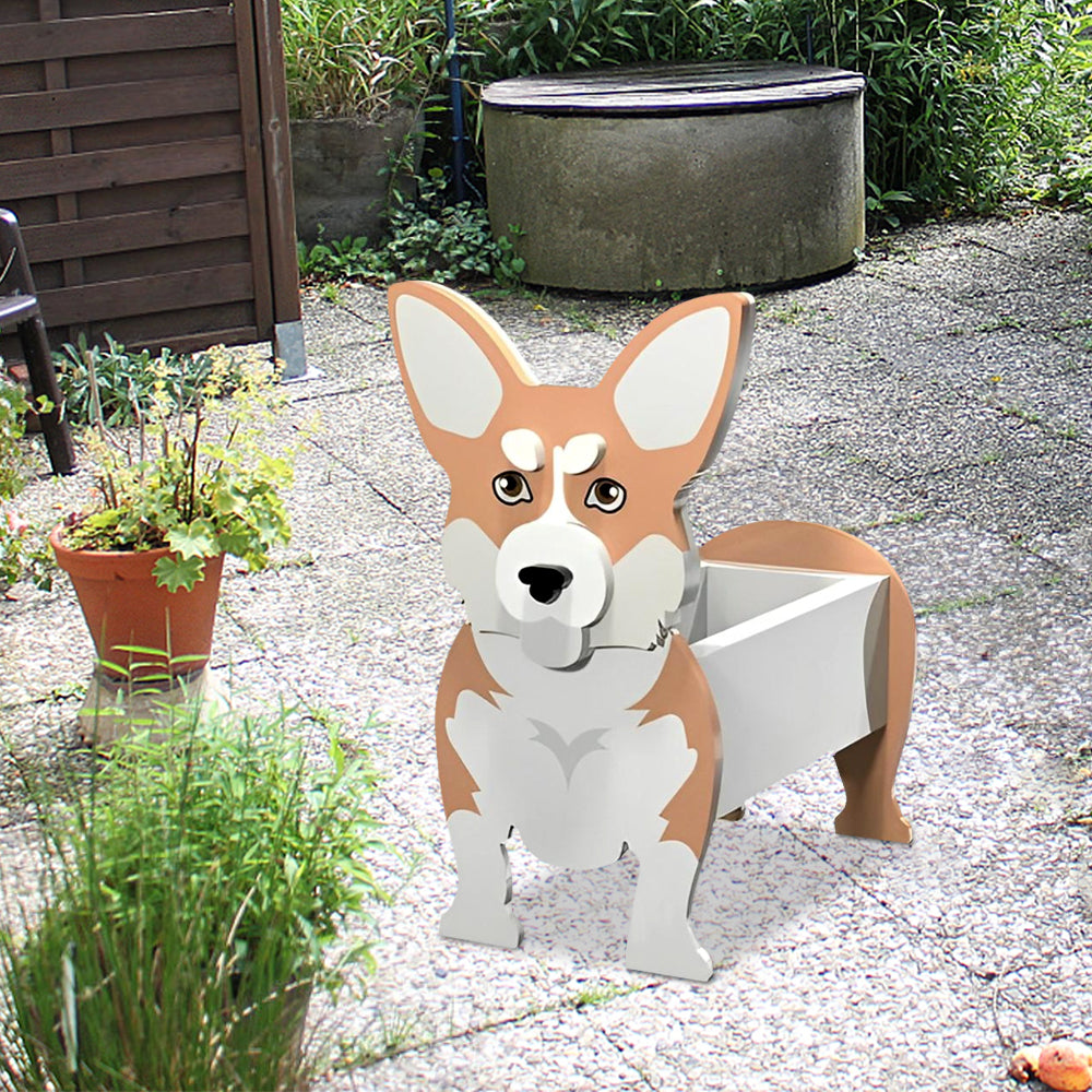 Welsh Corgi Planter-POIULTD