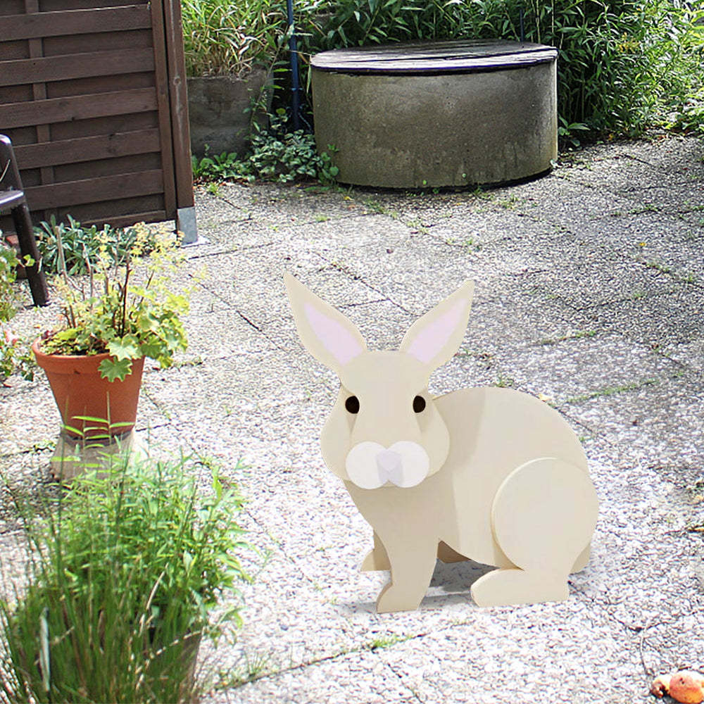 Yellow Rabbit Planter-POIULTD