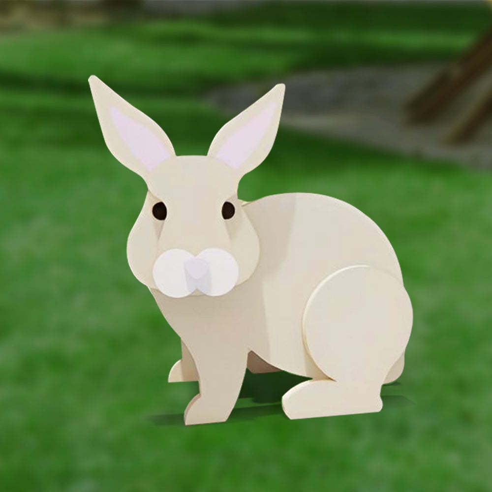 Yellow Rabbit Planter-POIULTD