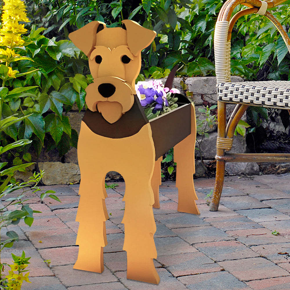 Airedale Terrier Planter-POIULTD