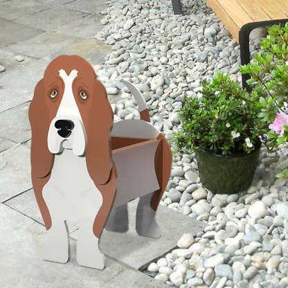 Basset Hound Planter-POIULTD