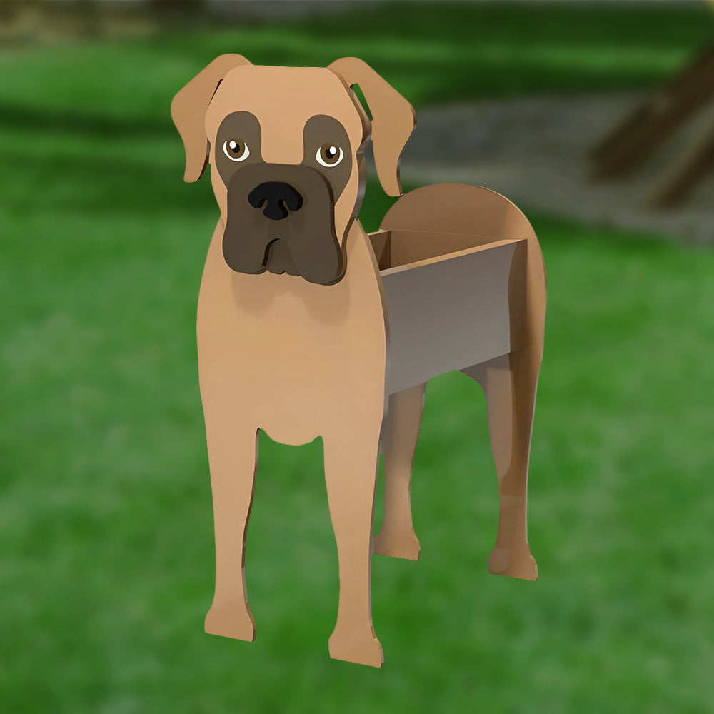Boxer Dog Planter-POIULTD