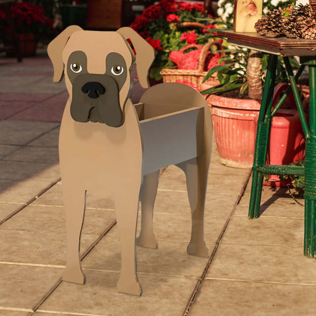 Boxer Dog Planter-POIULTD